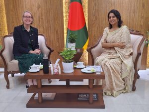 পরিবেশ, বন ও জলবায়ু পরিবর্তন উপদেষ্টার সাথে ব্রিটিশ হাই কমিশনারের বৈঠক