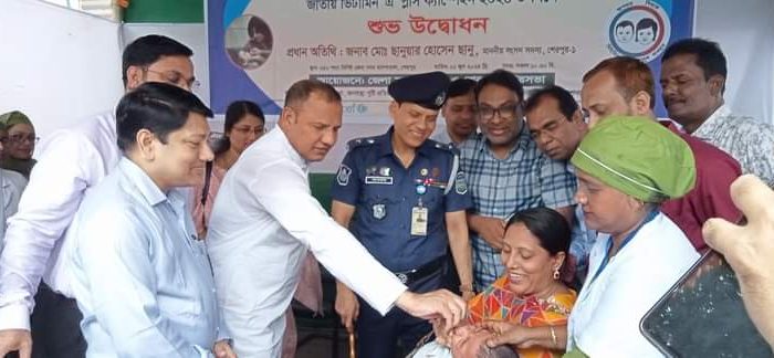 শেরপুরে ভিটামিন ‘এ’ প্লাস ক্যাম্পেইনের উদ্বোধন