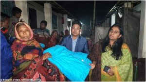 নালিতাবাড়ীর পাহাড়ি সীমান্তে শীতবস্ত্র বিতরণ